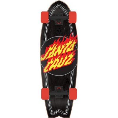 Santa Cruz cruiser Flaming Dice Dot – Zboží Dáma