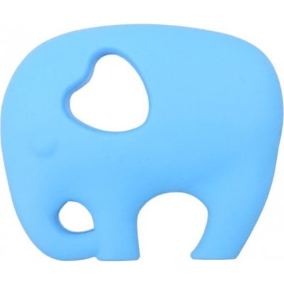 Ideal silikon kousátko slon modrá 70 x 80 mm – Zbozi.Blesk.cz