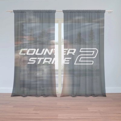 Záclony Counter Strike 2 Voják 2: 2 ks - 150x250 cm - Sablio – Hledejceny.cz