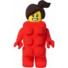 Plyšák LEGO® Dívka v převleku červené kostičky