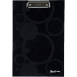 Karton p+p A4 black&white psací podložka s klipem černá – Hledejceny.cz