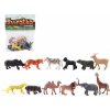 Figurka Teddies Zvířátka mini safari ZOO 5-6cm 12ks