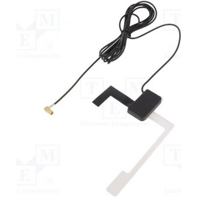 4CARMEDIA ANT.76 Anténa; automobilová; 8dBi; DAB; 50Ω; černá; 5VDC,12VDC; RG174 | Zboží Auto