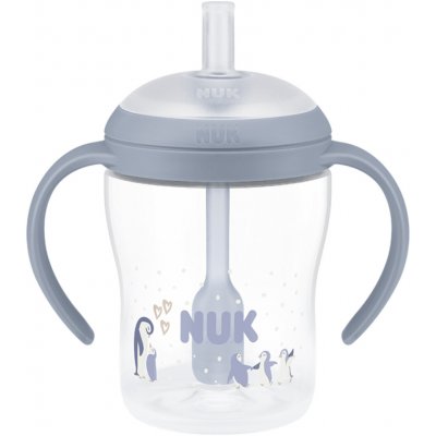 NUK Lahvička na učení Perfect Match s brčkem 150 ml Penguin – Hledejceny.cz