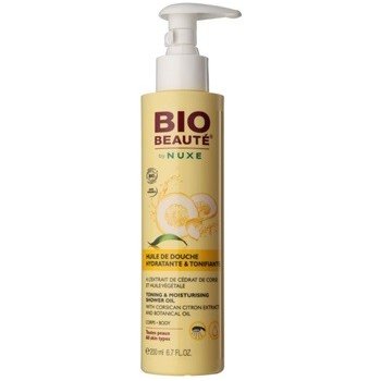 Bio Beauté by Nuxe Body sprchový olej pro hydrataci a osvěžení pokožky Corsican Citron Extract and Botanical Oil Toning & Moisturising 200 ml