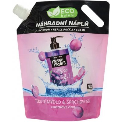 Vivaco tekuté mýdlo na ruce a tělo Hrozno 1000 ml – Sleviste.cz