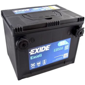 Exide Excell 12V 55Ah 620A EB558