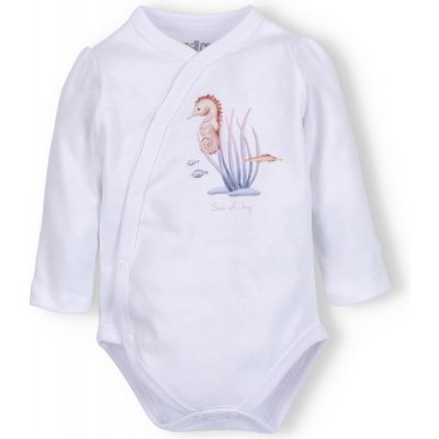 NINI Zavinovací body dlouhý rukáv Ocean Girl BÍLÉ – Zboží Dáma