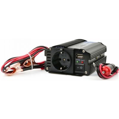 Měnič napětí 24V-230V 250/500W, Geko G17001 G17001 – Zboží Mobilmania