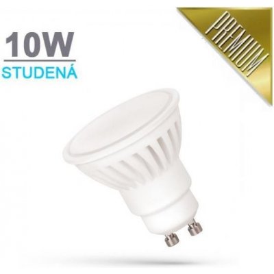 Spectrumled LED žárovka PREMIUM 10W 18xSMD2835 GU10 930lm STUDENÁ BÍLÁ – Zboží Mobilmania