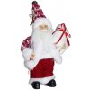 Dům Vánoc Ozdoba na stromeček Santa v kabátku 18 cm Druh: na lyžích