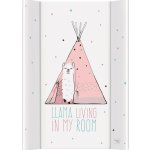 Ceba Baby Podložka 2-hranná s pevnou deskou Comfort Lolly Polly Lama 50 x 70 – Zboží Dáma