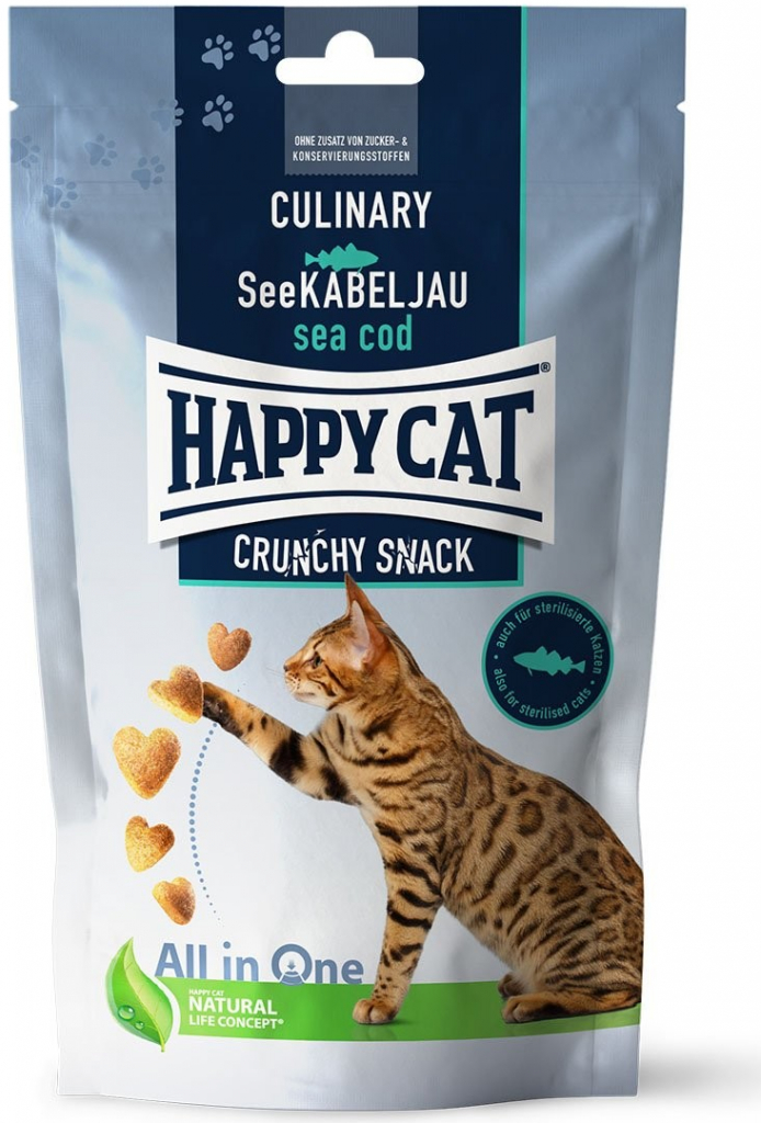 Happy Cat Culinary Crunchy Snack Lake Cod 70 g
