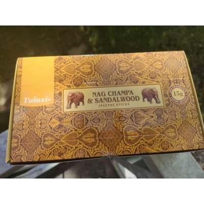 Tulasi Vonné tyčinky NAG CHAMPA SANDALWOOD 15 g – Hledejceny.cz