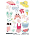 PAPERO AMO ♥ Samolepky - LÉTO U MOŘE / Plážový život – Zboží Živě