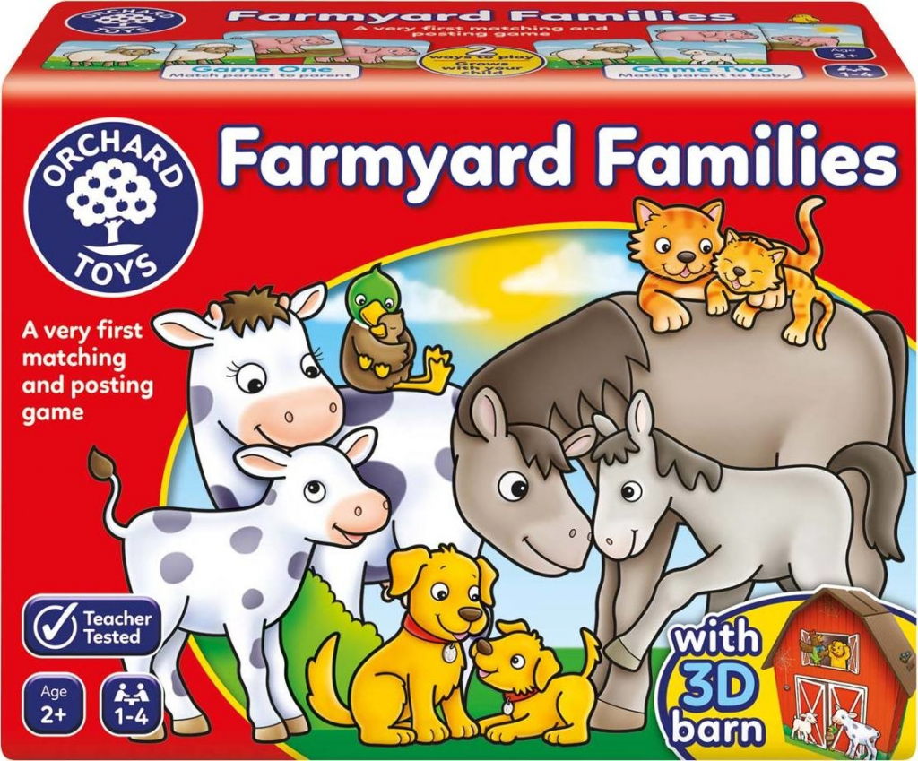 Orchard Toys Rodiny zvířátek na farmě