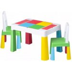 TEGA Sada nábytku pro děti stoleček a 2 židličky barevné – Zboží Mobilmania