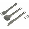 Outdoorový příbor Sea To Summit kempovací sada 3 příborů AlphaLight Cutlery Set 3pc Knife, Fork and Spoon