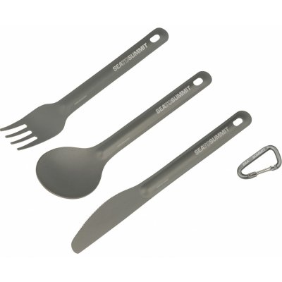 Sea To Summit kempovací sada 3 příborů AlphaLight Cutlery Set 3pc Knife, Fork and Spoon – Zboží Mobilmania