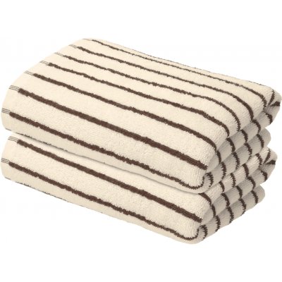Livarno ručník 50 x 100 cm 2 kusy krémová – Sleviste.cz