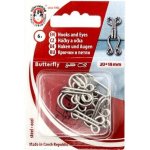 Háčky a očka velikost 20+18 varianta nikl – Zboží Dáma