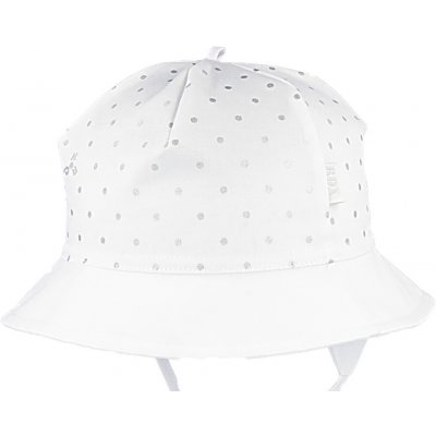 RDX Dívčí vázací klobouk tečky Bílá – Zboží Mobilmania