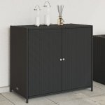 zahrada-XL Zahradní úložná skříň černá 83 x 45 x 76 cm polyratan – Zboží Dáma zahrada-XL Zahradní úložná skříň černá 83 x 45 x 76 cm polyratan – Zboží Dáma