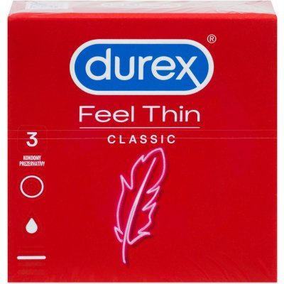 Durex Feel Thin Classic 3 ks – Hledejceny.cz