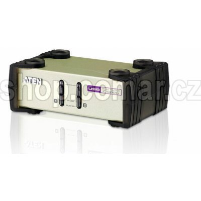 Aten CS-82U-AT 2-Port PS/2-USB KVM Switch, 2x Custom KVM Cable sets, Non-powered – Hledejceny.cz
