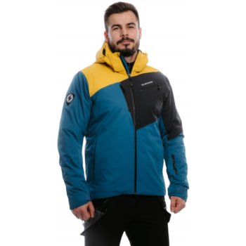 Blizzard Ski Jacket Leogang petroleum/mustard yellow