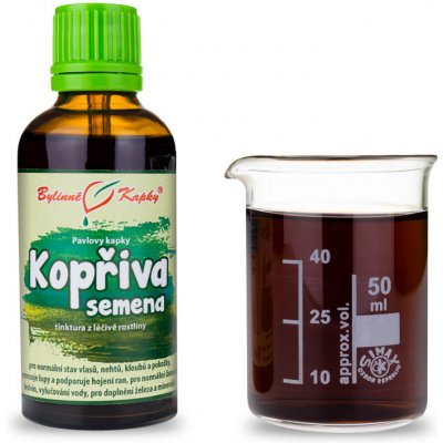Bylinné kapky Kopřiva semena tinktura 50 ml – Hledejceny.cz