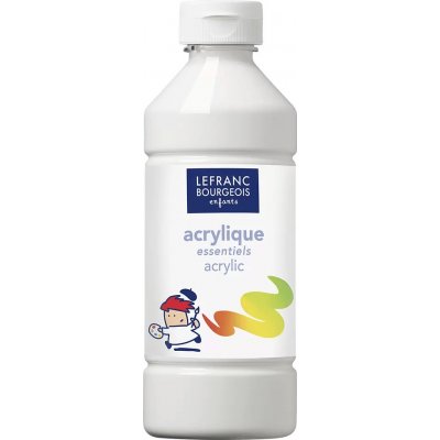 Lefranc & Bourgeois umělecká barva akrylová pro děti bílá 500 ml – Hledejceny.cz