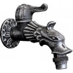 Vodovodní kohoutek DRAGON - stříbrná patina – HobbyKompas.cz