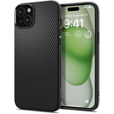 SPIGEN Liquid Air iPhone 15 Plus, matně černé – Zboží Mobilmania