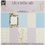 Creative Craft Group Sada jednostranných papírů 15 × 15 cm Flowers – Hledejceny.cz