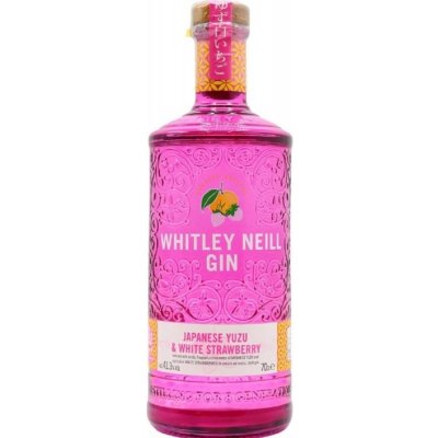 Whitley Neill Japanese Yuzu & White Strawberry 41,3% 0,7 l (holá láhev) – Zboží Dáma