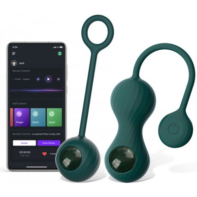 Magic Motion Crystal Duo Smart Kegel Vibrator with Weight Set