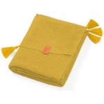 BABYONO Bambusová pletená deka Modrá – Zboží Dáma