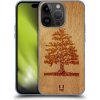 Pouzdro a kryt na mobilní telefon Apple Pouzdro Head Case Apple iPhone 15 Pro WOODART TREE