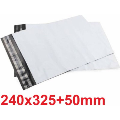 Plastová obálka transportní 240x325+50mm - bílá [1 ks] – Zboží Živě