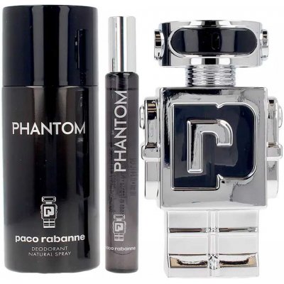 Paco Rabanne Phantom EDT 100 ml + deospray 150 ml + EDT 10 ml dárková sada – Zboží Mobilmania