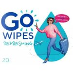 GoWipes Osvěžující vlhčené ubrousky s antibakteriálním účinkem a D-panthenolem 20 ks – Hledejceny.cz