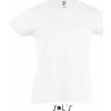 Kojenecké tričko a košilka Dětské bavlněné tričko Sol's pro děvčátka Bílá