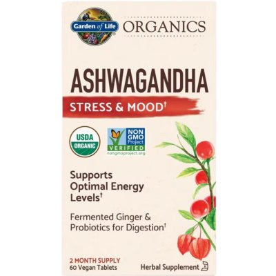 Garden of Life Organics Ashwagandha 60 tablet – Hledejceny.cz