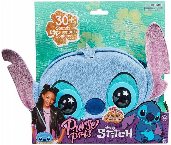 Spin Master Interaktivní hračka Purse Pets Disney Stitch