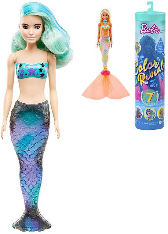 Barbie Color Reveal mořská panna s překvapením vlna 4 od 639 Kč - Heureka.cz