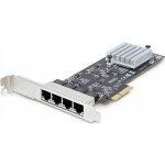 Startech 4-Port 2.5Gbps NBASE-T PCIe Network Card, Intel I225-V Chip, Quad Port Computer Network Card, Multi-Gigabit NIC, PCI Express Server LAN Card, Desktop Ethernet Interface Card, PCI Express 2.0 – Hledejceny.cz