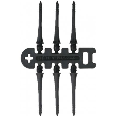 Cosmo Darts Hroty Cosmo Fit Point Plus CARBON 30ks 30 mm – Sleviste.cz