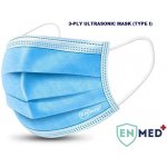 EnMed 3-vrstvá hygienická rouška modrá 50 ks – Zboží Dáma