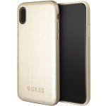 Pouzdro Guess Iridescent iPhone X zlaté – Zboží Mobilmania